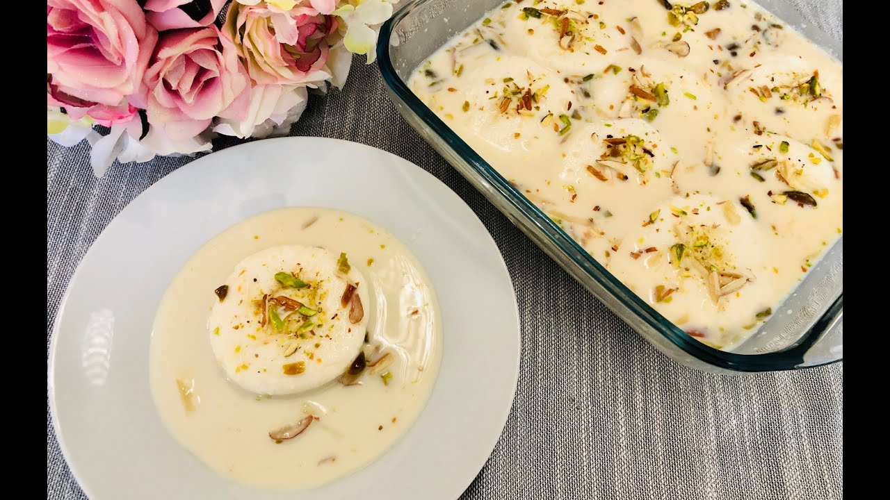 Rasmalai easy recipe |  آسان ترین روش آماده کردن رس ملای خوشمزه ترین دسر هندی