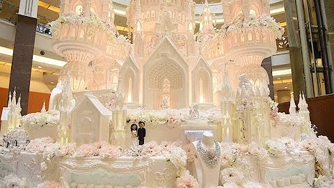 The Biggest and The Grandest Wedding Cake in Indonesia - DayDayNews