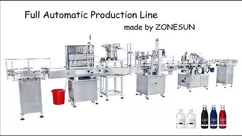 How To Use Cap Feeder Full Automatic Production Line