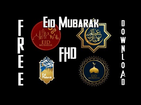  Mentahan  template animasi  Eid Mubarak FHD free download  