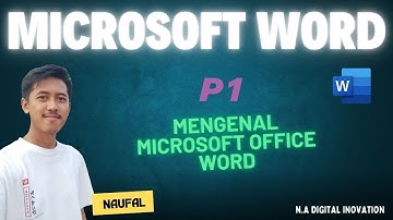 Belajar Microsoft Office Word | Mengenal apa itu Microsoft Office Word | P1