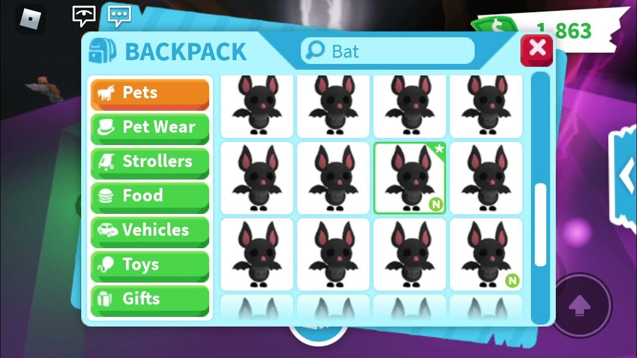 Making A Mega Bat In Adopt Me YouTube