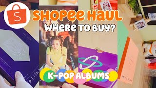 Shopee Haul : Kpop Albums and others/Where to buy Unsealed Albums /Philippines