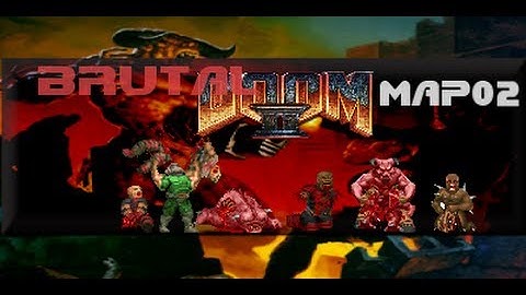 Doom 2 with "BrutalDoom" mod, MAP02 - Underhalls