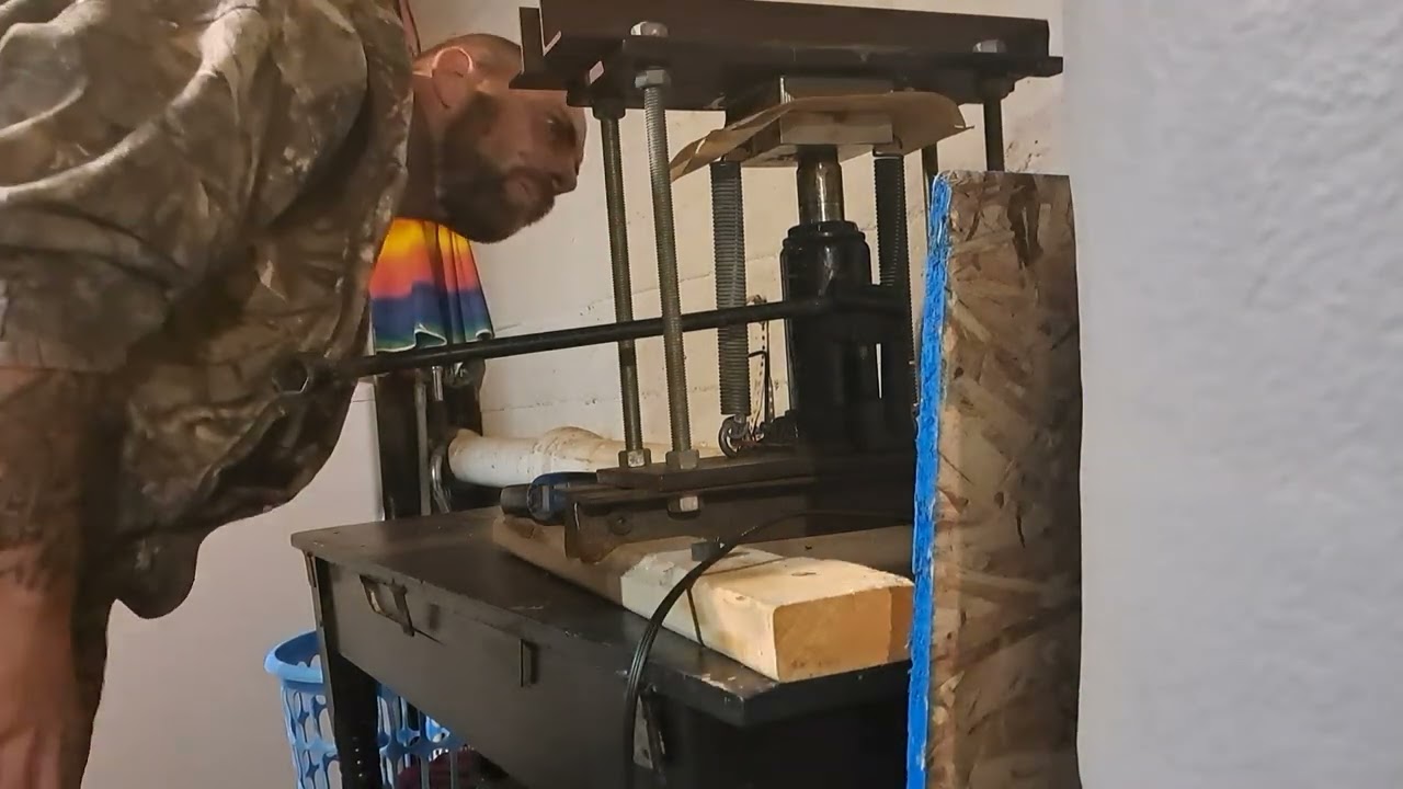 DIY rosin press squish