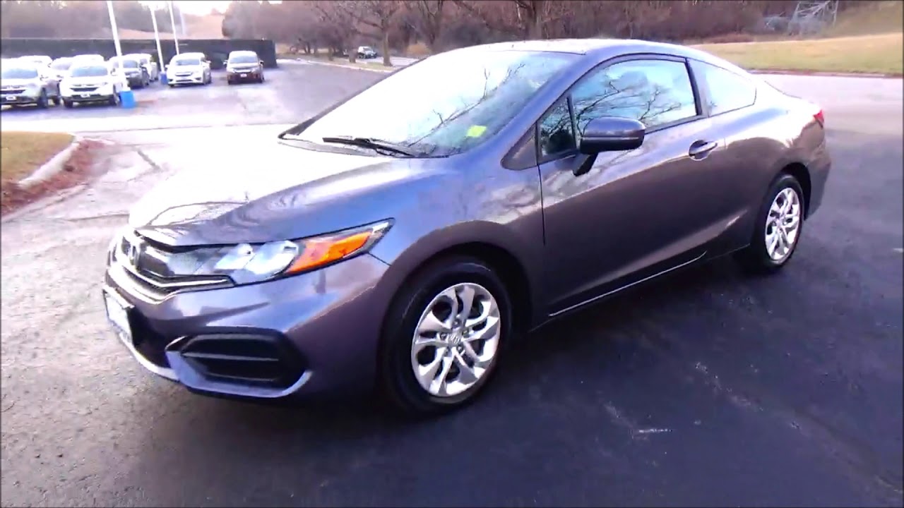 Certified Used 2015 Honda Civic Coupe LX for sale at Honda Cars of