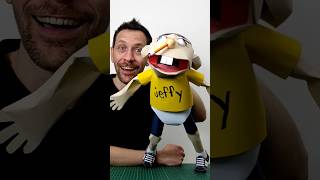 How I made a Jeffy puppet from paper #Jeffy #JeffyPuppet #JeffySML #SML #paperpuppet #papercraft