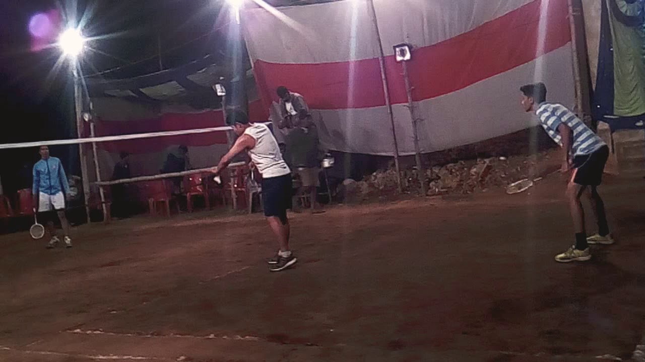 Badminton match khandapada ( junior vs senior ) - YouTube