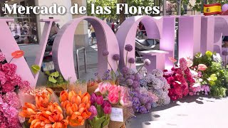 Mercado de las Flores de VOGUE 2026 | VOGUE Spring Market | 4K Walking Tour |Madrid, Spain🇪🇸 