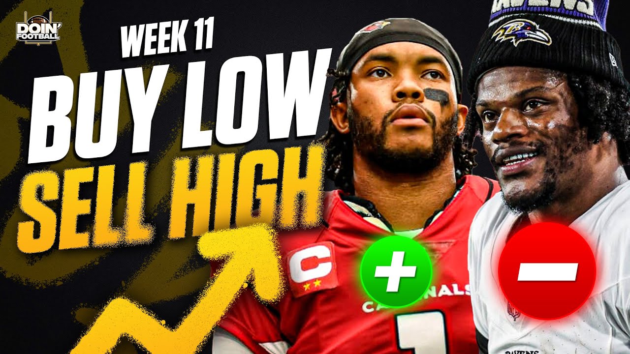 10 Buy LOW Sell HIGH Fantasy Football Targets NFL Week 11 Advice 10-buy-low-sell-high-fantasy-football-targets-nfl-week-11-advice