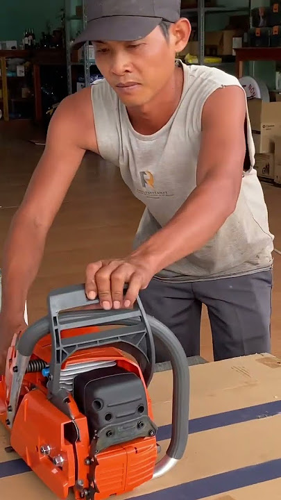 Husqvarna chainsaw 372Xp thank custommer. #husqvarna #stihl #diy #tools #motorcycle #engineering