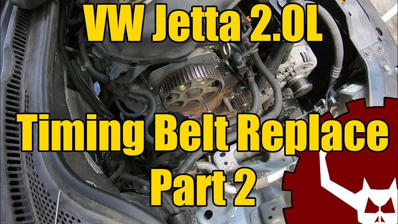 Timing Belt Part Two 2014 VW Jetta 2.0L Long Form - YouTube