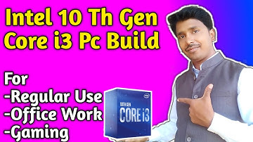 Intel Core i3 10th GEN PC BUILD | i3 10100 10th Gen Gaming PC build | Hindi