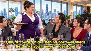 The Mob Boss Insulted Her In Arabic, The Plus-Size Server Answered Back And Called Him A Coward