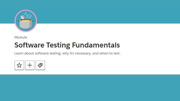 Software Testing Fundamentals Trailhead || Trailhead Salesforce