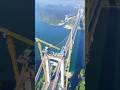 Yuanshui Dongting Creek Bridge   New Landmark of Suspension Bridge #technology #mountains #bridge