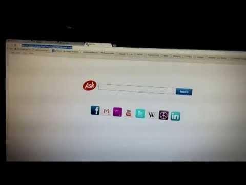 How to remove ask.com search new tab from google browser