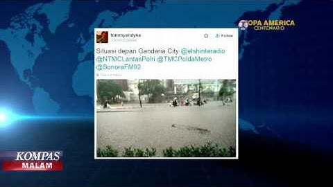 Hujan Deras, Jakarta Dikepung Banjir