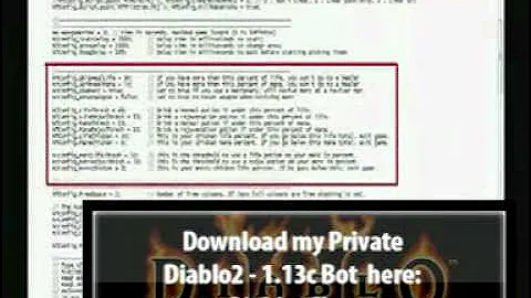Download PRIVATE Diablo 1.13c Bot - Diablo 2 Bot Download (1.13c).mpg