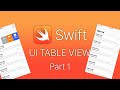 Swift 4 UITableView Xcode 10 - Таблицы и создание мини приложения - Уроки Swift - Часть 1