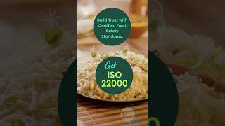 Build Trust with Certified Food Safety Standards, Get ISO 22000 Certification