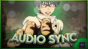 AMV EDITING BASICS #1| AUDIO SYNCING: After Effects AMV Tutorial