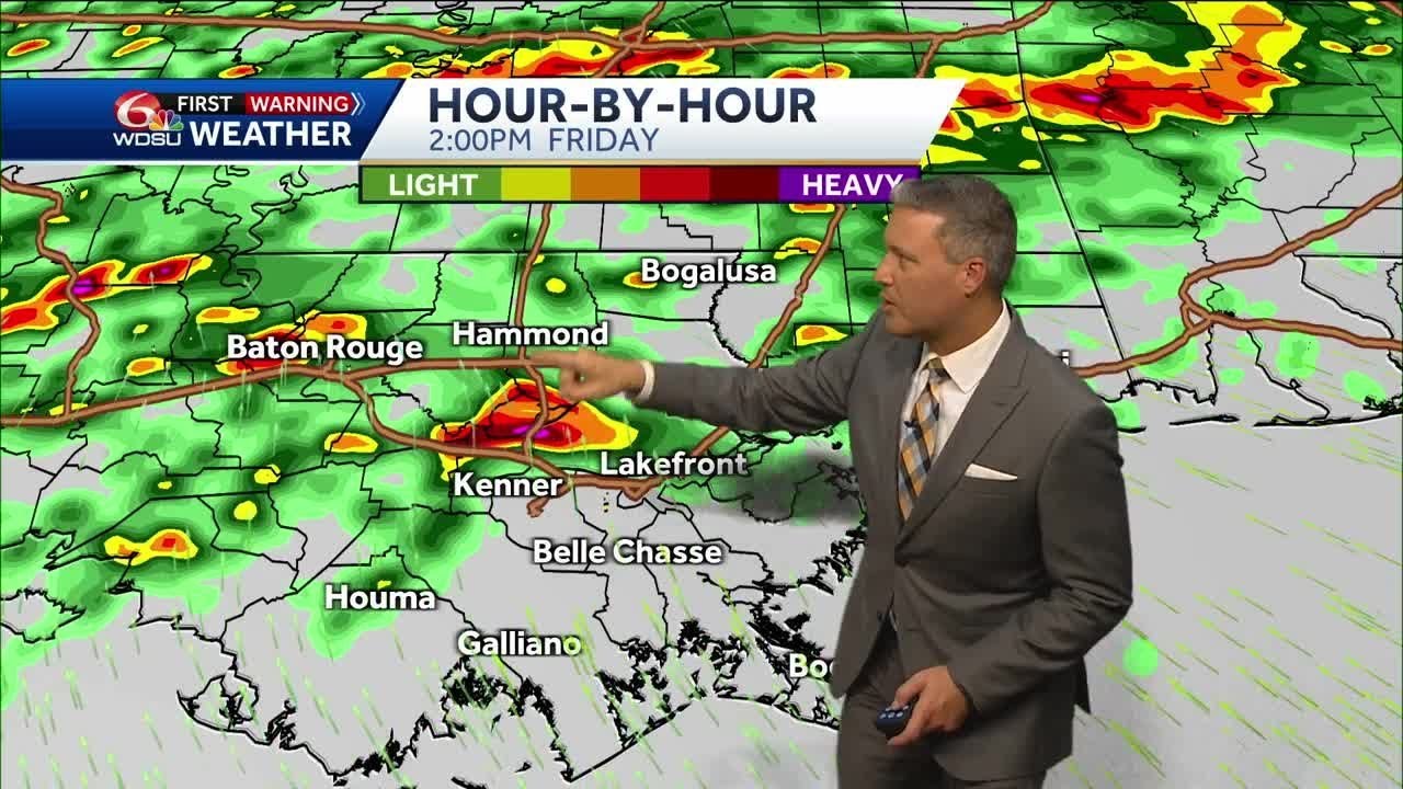 Nice day Thursday, then tracking strong possibly severe storms Friday ...