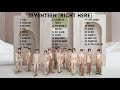 SEVENTEEN RIGHT HERE Concert Playlist