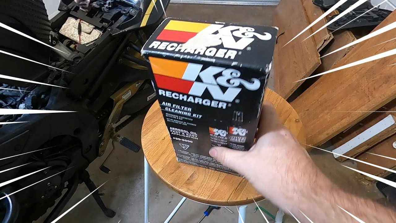How to Clean a K&N Air Filter - YouTube