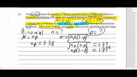 3.14 - Binomial Distribution inverse question - Excellence