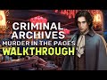 Criminal archives 3 murder in the pages walkthrough no skips  gamzilla