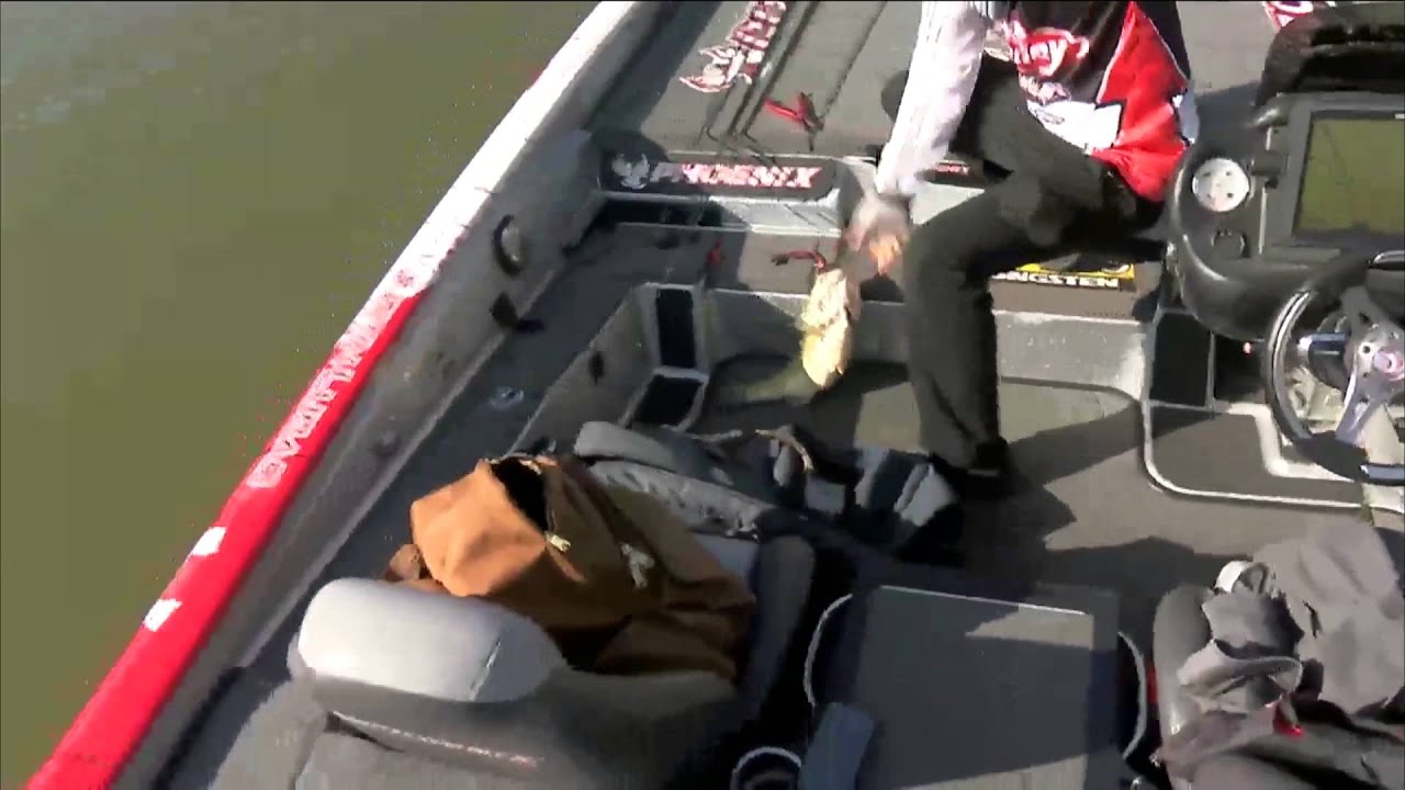 Justin Lucas with a good one BASS Live www.bassmaster.com