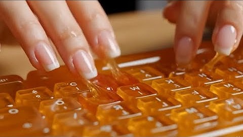 Which Ai keyboard would you choose? ASMR relaxation video VEO3 satisfying relaxing sleep 