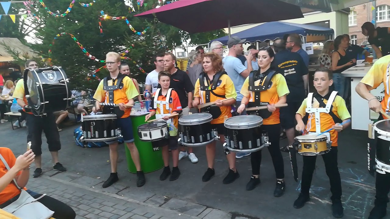 Drumcorps der Stadt Mühlhausen in der KG Mittlere Wanfrieder Straße