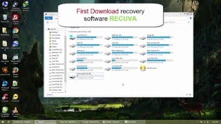 How to Recover Data Files from a Formatted Hard Disk, Pen Drive,  Memory Card