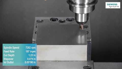 Adaptive Milling của NX CAM giúp giảm 80% thời gian gia công