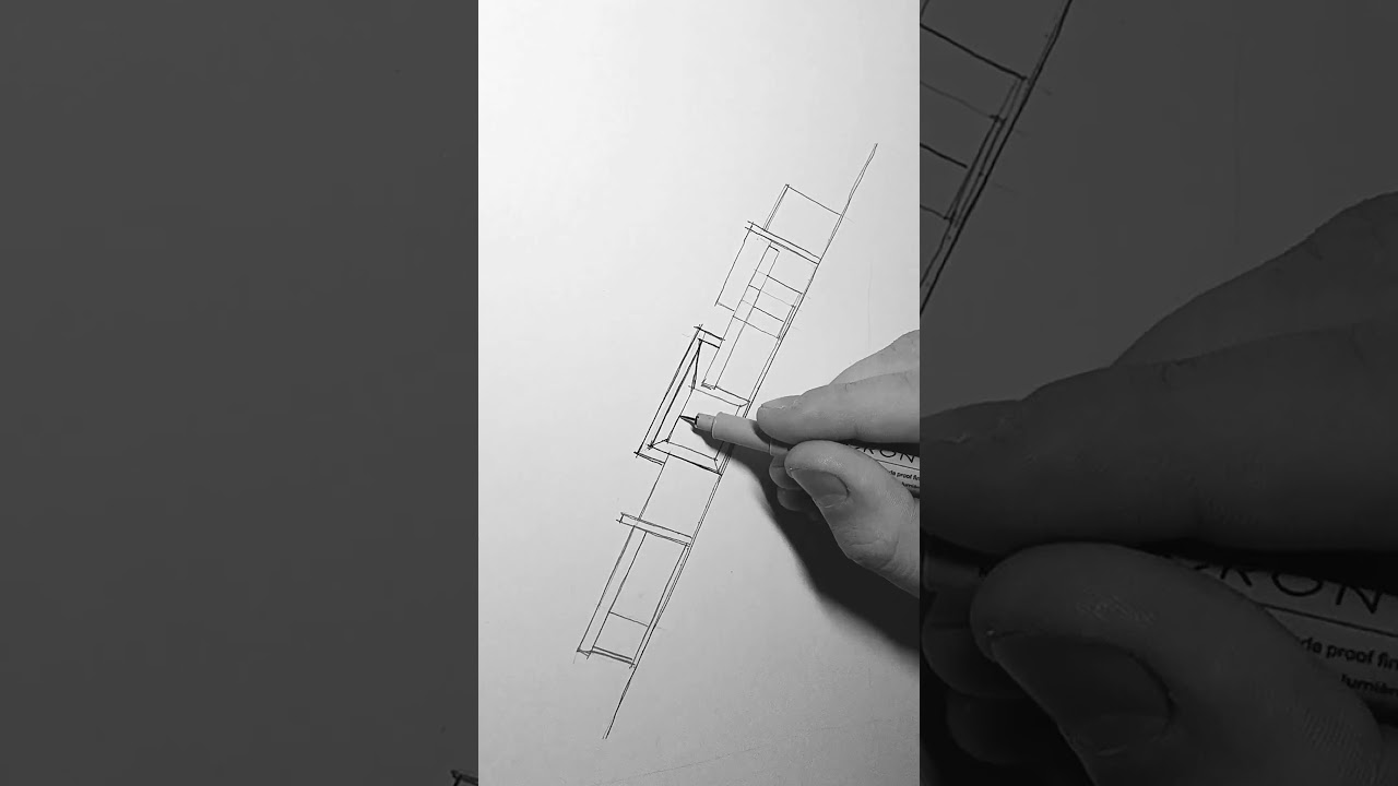 Работа Архитектора #архитектура #архитектурныйпроект #архитекторы #эскиз  #architecture #buildings