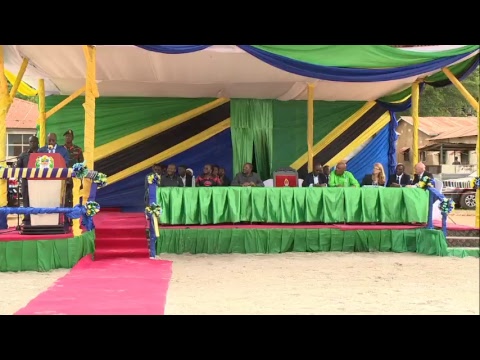 LIVE   RAIS MAGUFULI KATIKA UZINDUZI WA UJENZI WA BARABARA YA  KIDATU   IFAKARA