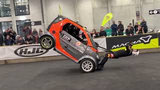 Smart car stoppie burnout the end is awesome ❤️‍🔥👀 #etmore