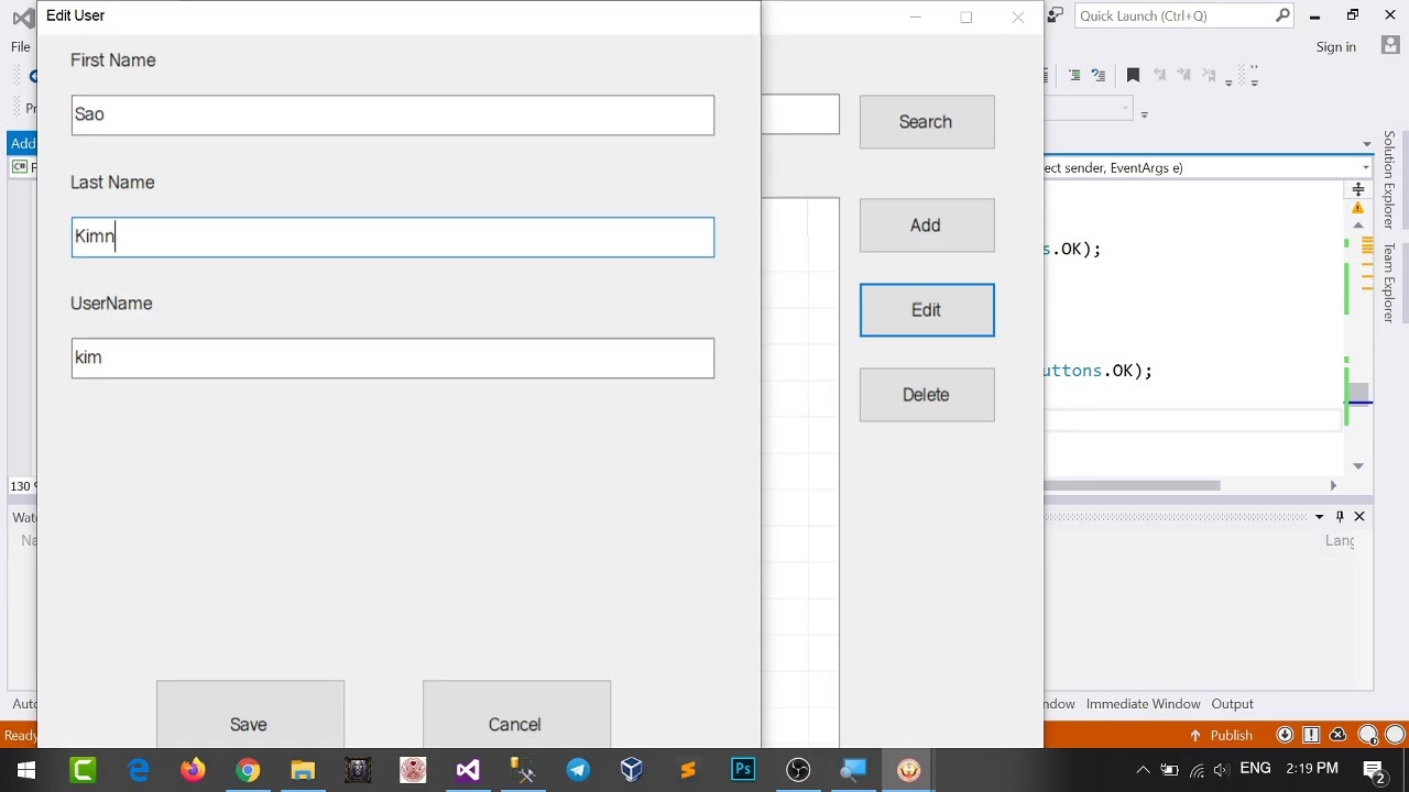 បង្កើត Full Crud Operation ជាមួយ C# និង Entity Framework - YouTube