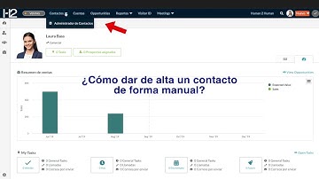 Tutorial 01 Como dar de alta un contacto manualmente SharpSpring