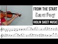 Free Sheet From The Start Laufey Violin Sheet Music mp3