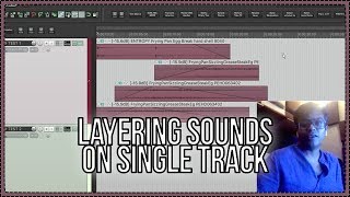 Layering sounds on a single track in REAPER