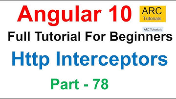 Angular 10 Tutorial #78 - HTTP Interceptor Tutorial | Angular 10 Tutorial For Beginners