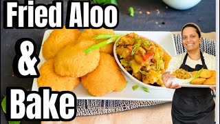 A Guyanese Staple Fried Aloo & Fluffy Bake #guyaneserecipe #bake #guyanese #viralvideo