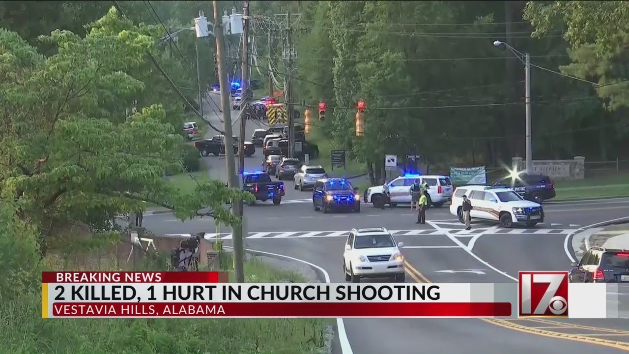 1 dead, 2 injured in Alabama church shooting; suspect in custody - YouTube