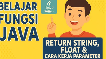 Belajar Fungsi Java: Return String, Float & Cara Kerja Parameter