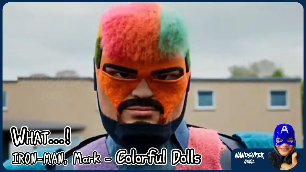 WHAT...! IRON-MAN, Mark - Colorful Dolls | Fuzzy Rainbow Armor?!