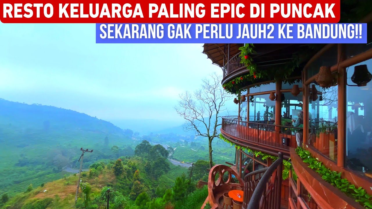 RESTO LIWET ASEP STROBERI PUNCAK‼️RESTO KELUARGA DENGAN PEMANDANGAN ALAM KEREN DI PUNCAK BOGOR‼️