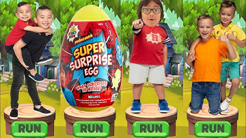 Tag with Ryan vs Vlad and Niki Run vs CKN Toys Boys Run - All Characters Unlocked